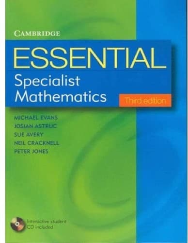 Essential specialist mathematics