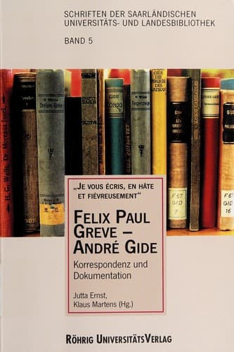 Felix Paul Greve--André Gide