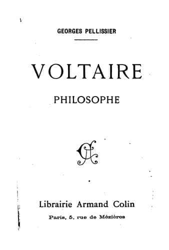 Voltaire philosophe