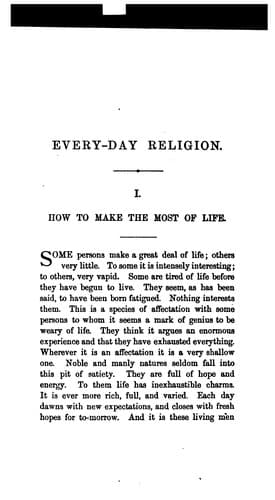 Every-day Religion