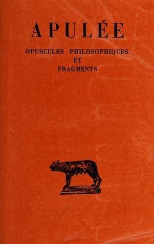 Opuscules philosophiques (Du dieu de Socrate, Platon et sa doctrine, Du monde) et fragments