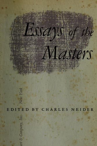 Essays of the masters