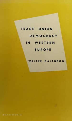 Trade union democracy in Western Europe