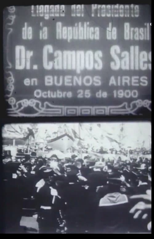 Llegada del Presidente de la República de Brasil Dr. Campos Salles en Buenos Aires