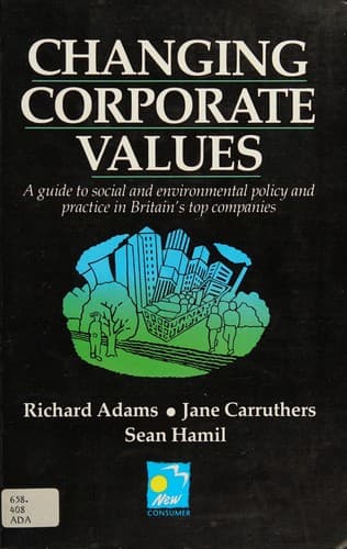Changing corporate values
