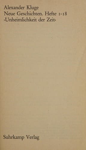 Neue Geschichten