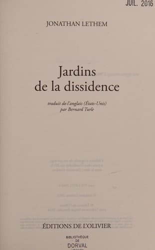 Jardins de la dissidence