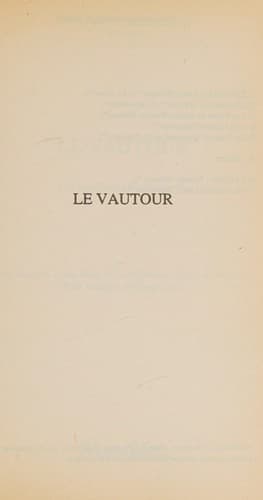 Le vautour