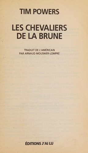Les Chevaliers de la brune