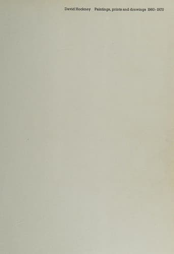 Paintings, Prints and Drawings, 1960-1970