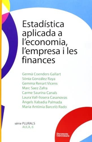 Estadística aplicada a leconomia, lempresa i les finances