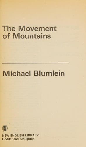The Movement of Mountains