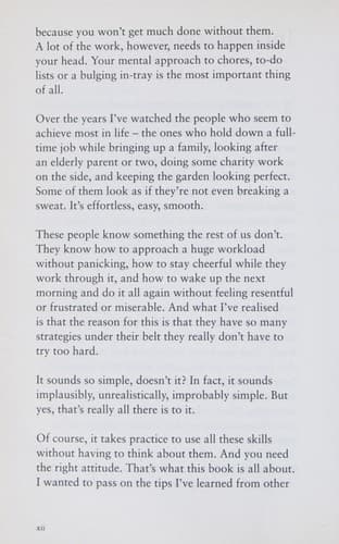 How to get things done without trying too hard