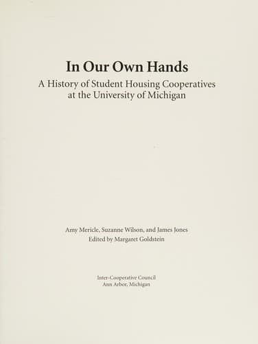 In our own hands
