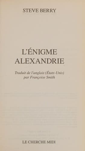 L' Enigme Alexandrie