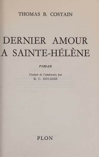 Dernier amour à Sainte-Hélène