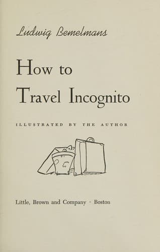 How to Travel Incognito