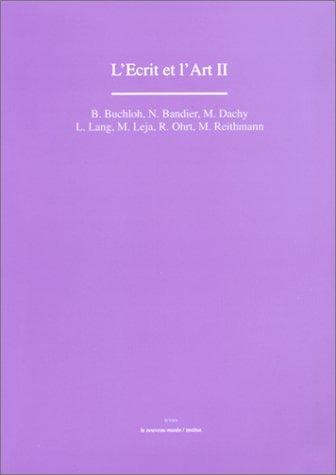 L'écrit et l'art II