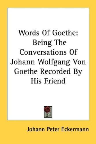 Words Of Goethe