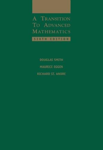 A transition to advanced mathematics