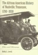 The African-American history of Nashville, Tennessee, 1780-1930