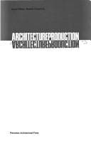 Architectu-re-production (Revisions, Vol 2)