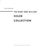 The Mary and William Sisler collection