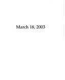 March 18, 2003