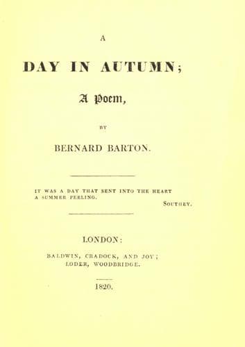 A day in autumn