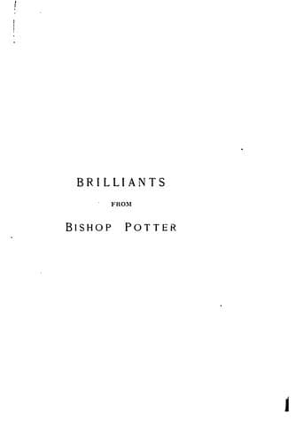 Brilliants: Selected from the Writings of Stopford A. Brooke