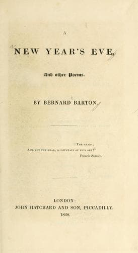 A New Year's Eve and other poems