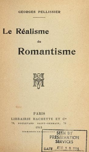 Le réalisme du romantisme