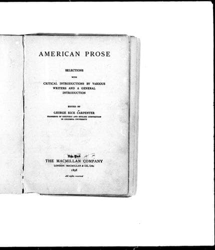 American prose