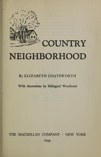 Country neighborhood