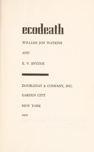 Ecodeath