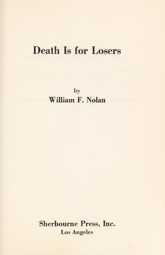 Death is for losers