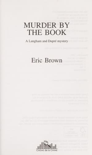 Murder by the book
