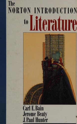 The Norton introduction to literature--fifth edition